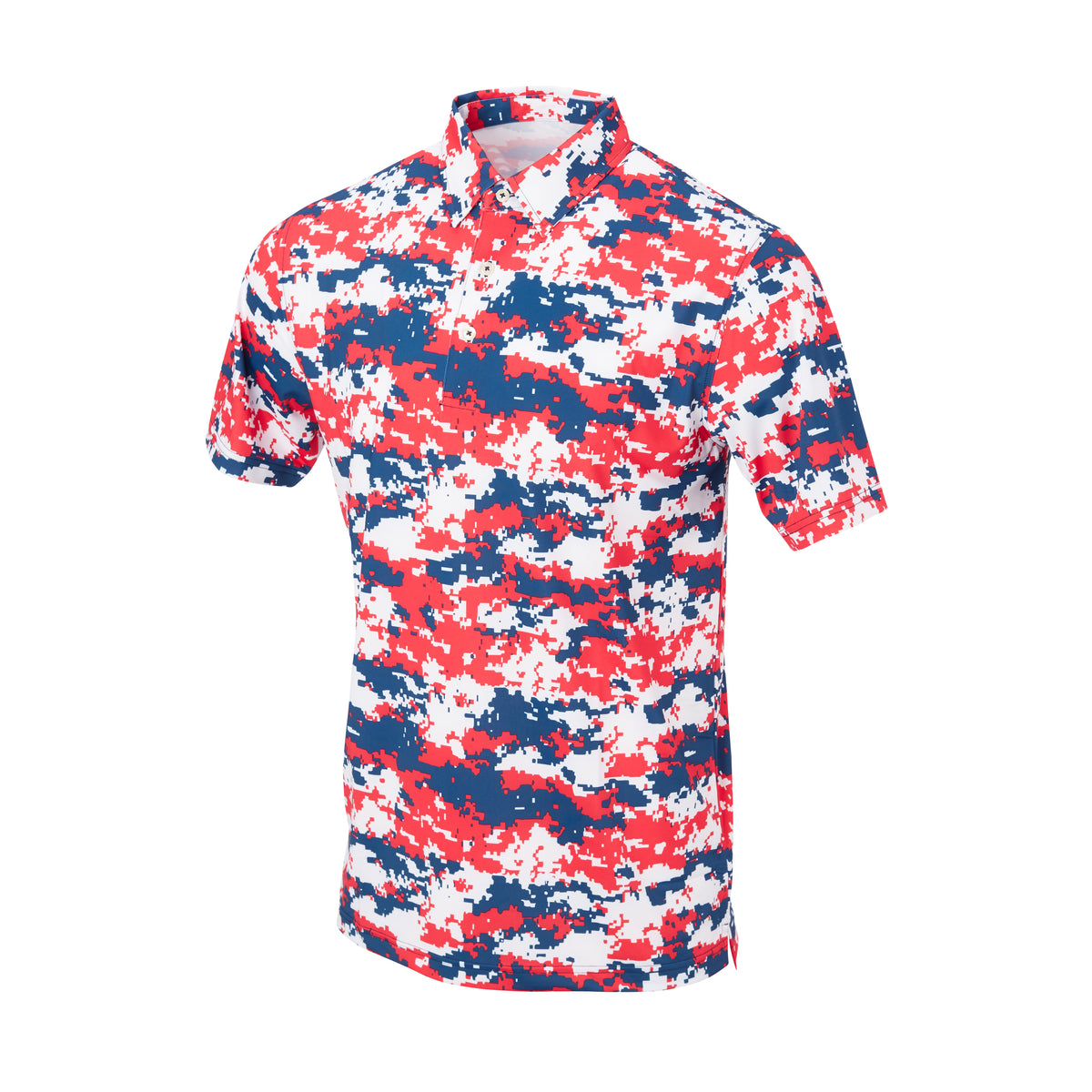 THE PULIDO DIGITAL CAMO POLO - Red/White/Blue IS46002 – FullturnDirect