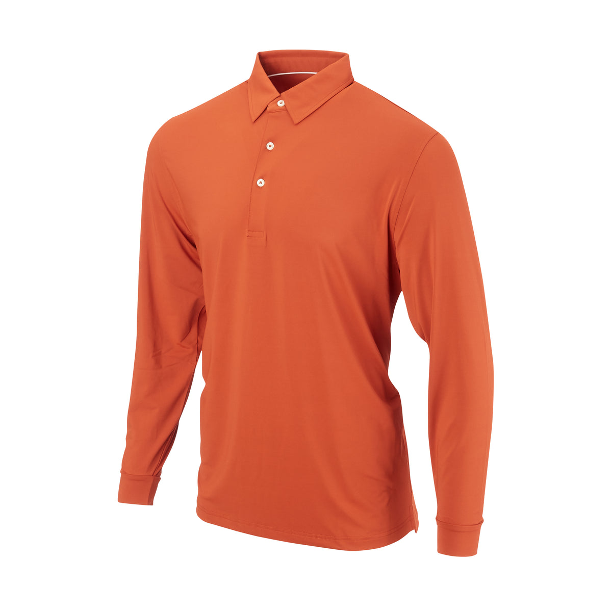 THE CLASSIC LONG SLEEVE POLO - Burnt Orange IS66001