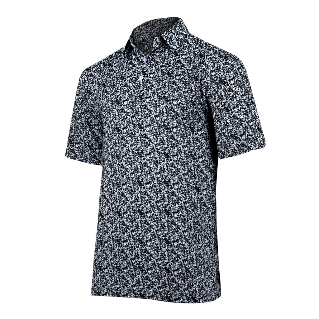 This polo is crafted from breathable Repreve recycled poly