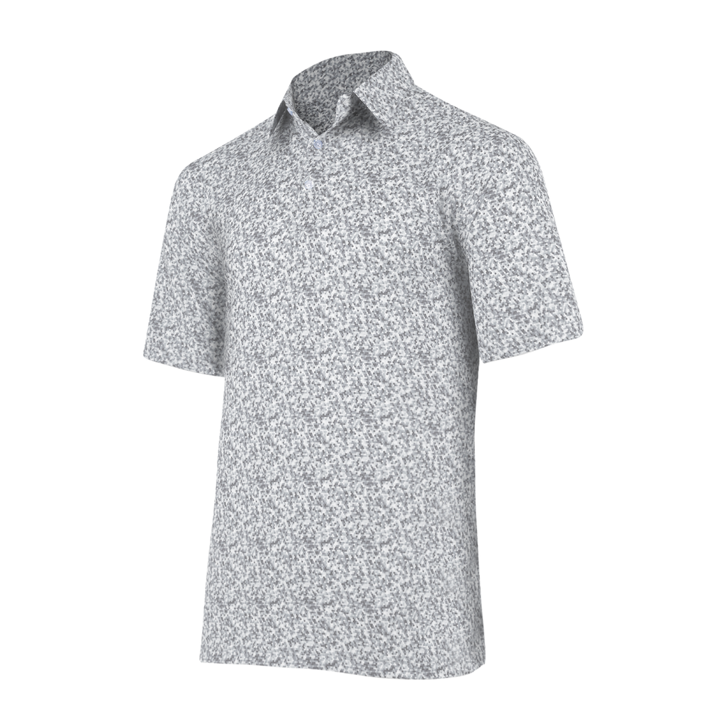 This polo is crafted from breathable Repreve recycled poly