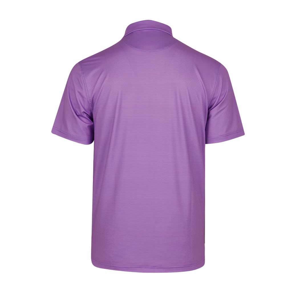 This polo is crafted from breathable Repreve recycled poly sourced