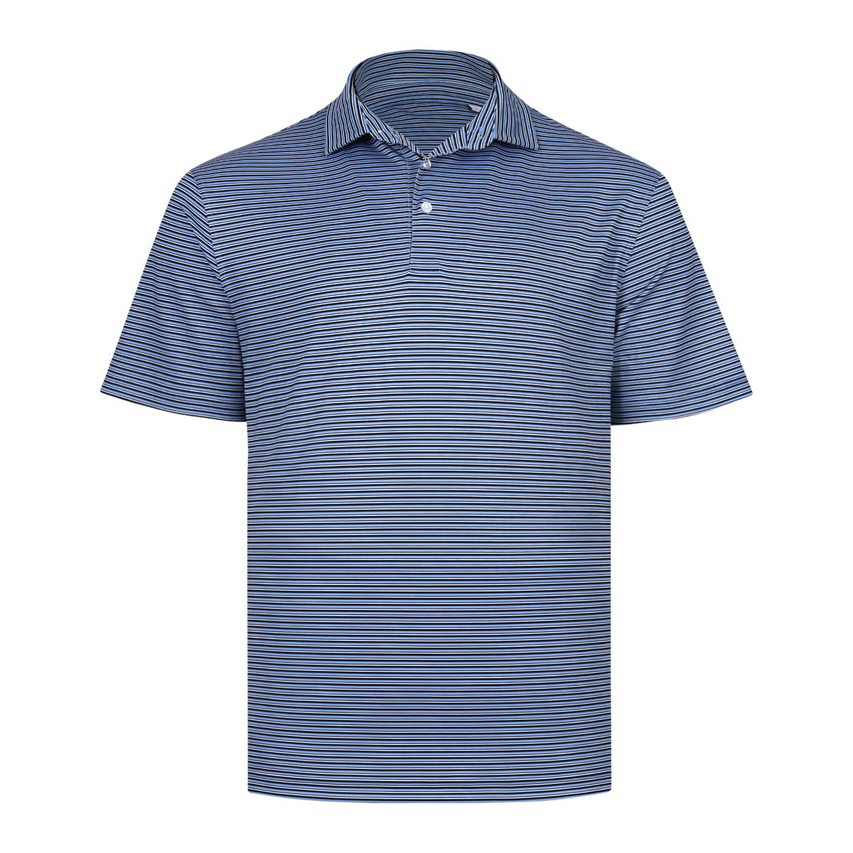 THE BARRACKS STRIPE PIQUE POLO-56820 – FullturnDirect