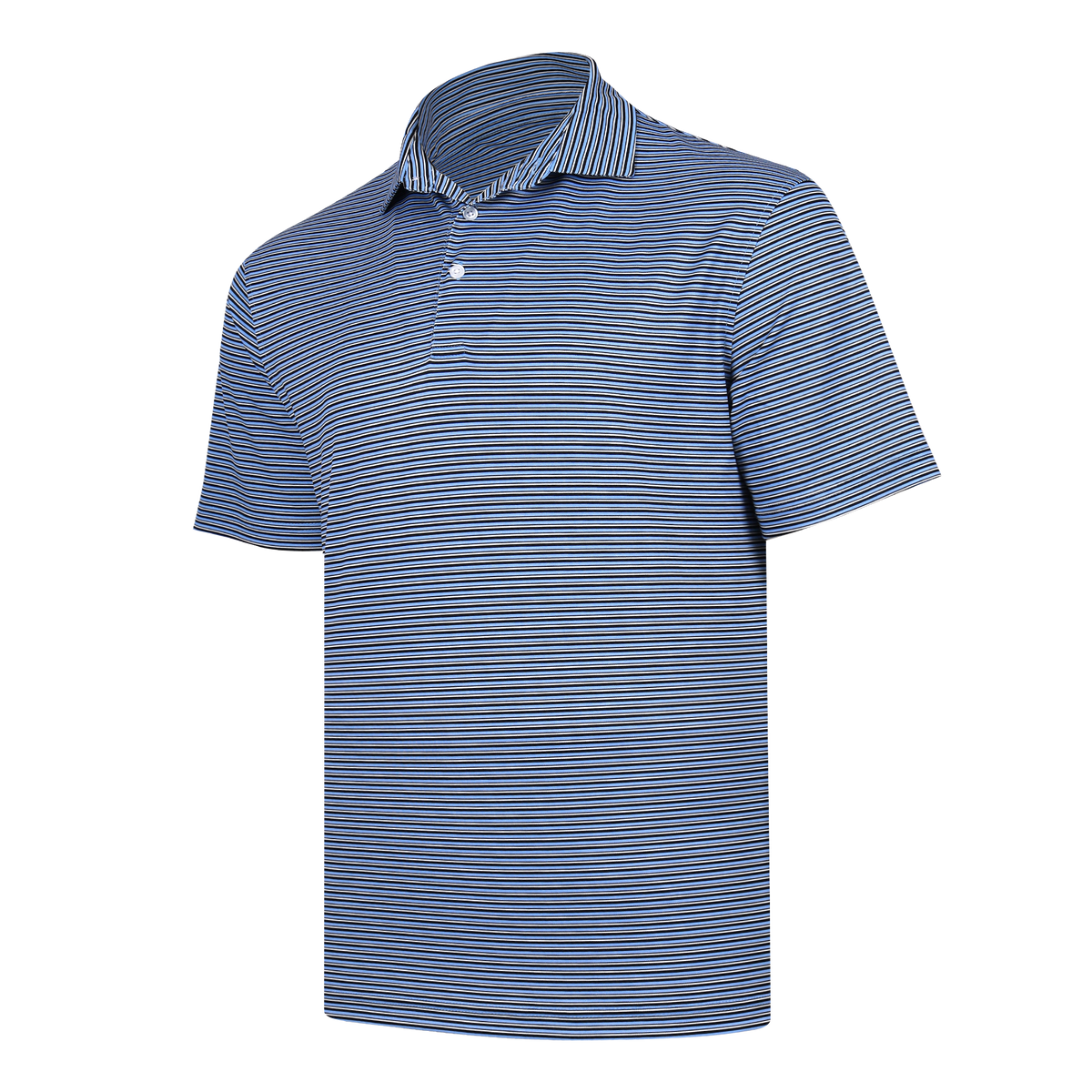 THE BARRACKS STRIPE PIQUE POLO-56820 – FullturnDirect