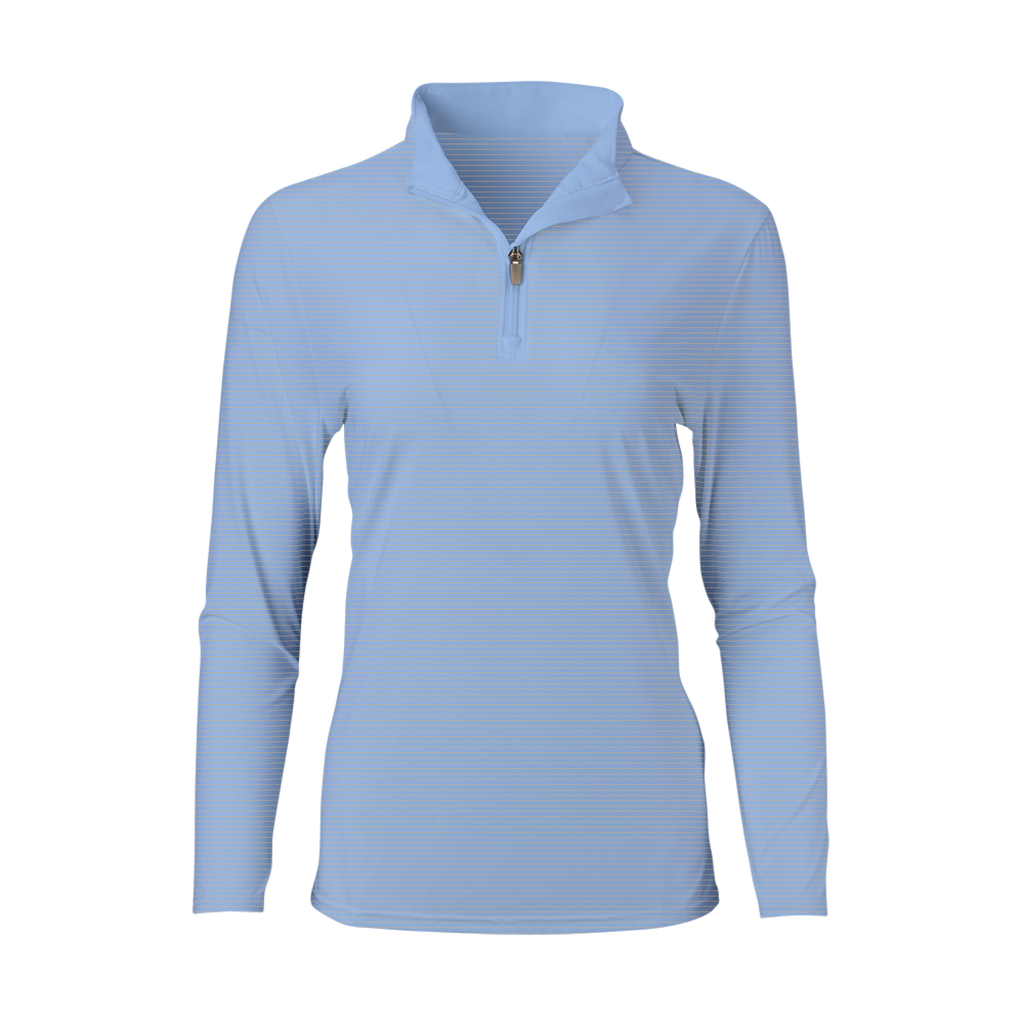 THE WOMEN'S OWNERS STRIPE HALF ZIP-76812HZW