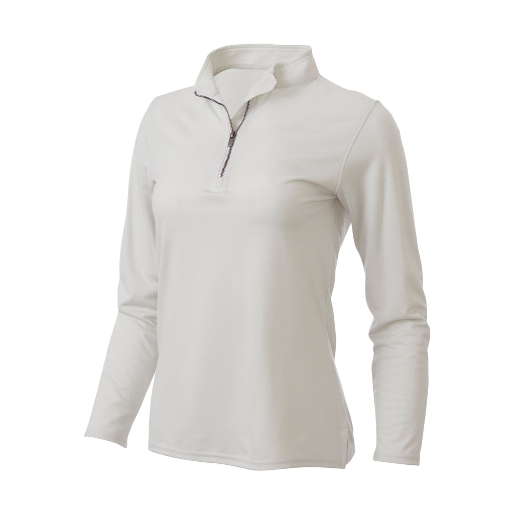 THE WOMEN'S BUTTER STRIPE HALF ZIP - IS12417HZW – FullturnDirect