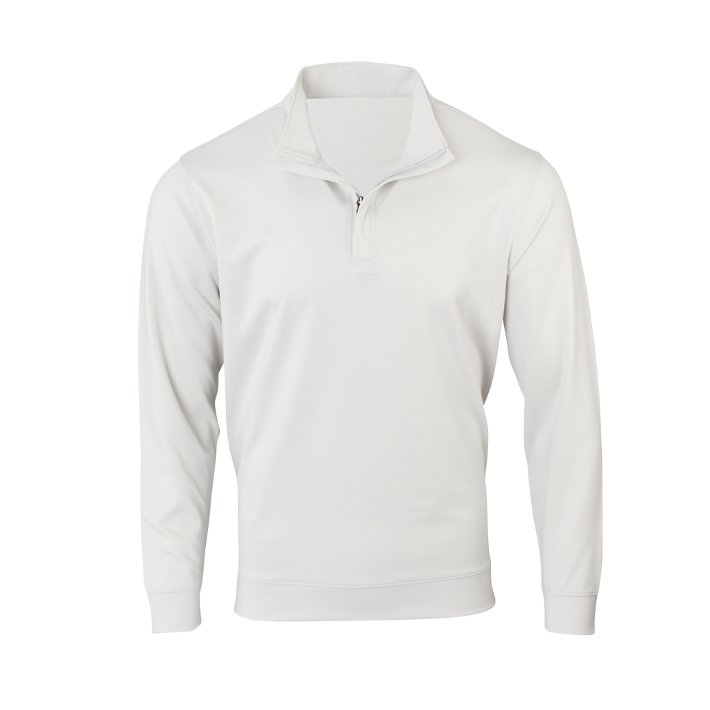 【COSYHARU】Mix half zip-up knit Heather Oatmeal Quarter-Zip Sweater – Honey & Oat