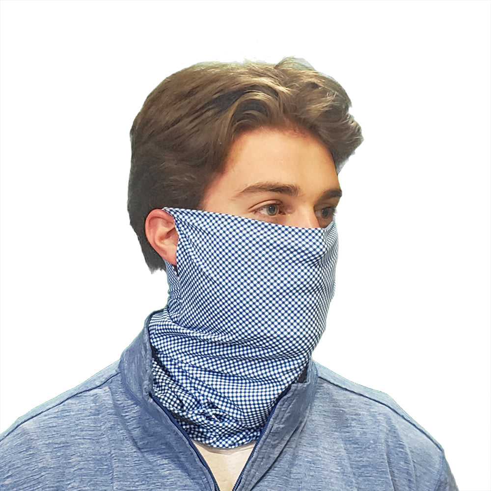 DistanZ EcoTec Gaiter - Nautical Gingham MASK2020C