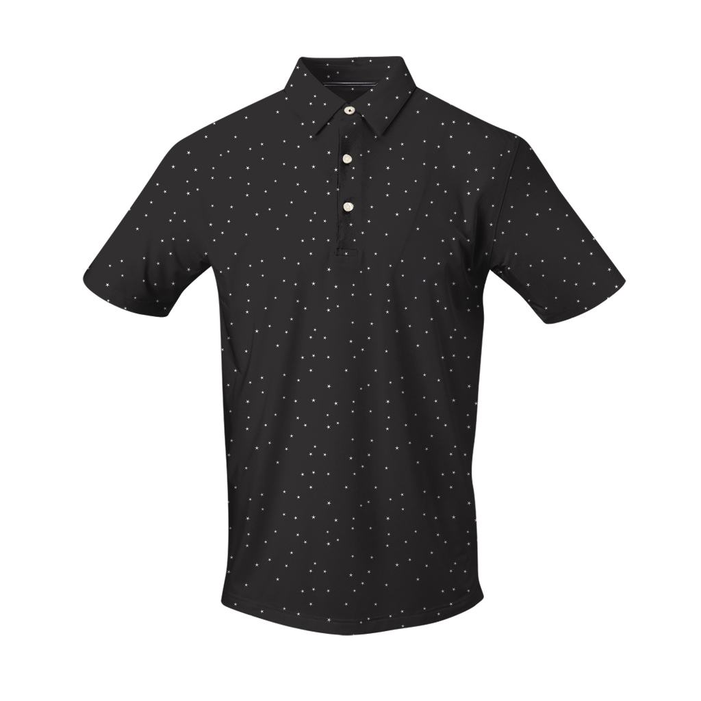 THE STARYNIGHT SHORT SLEEVE POLO - Black 26806