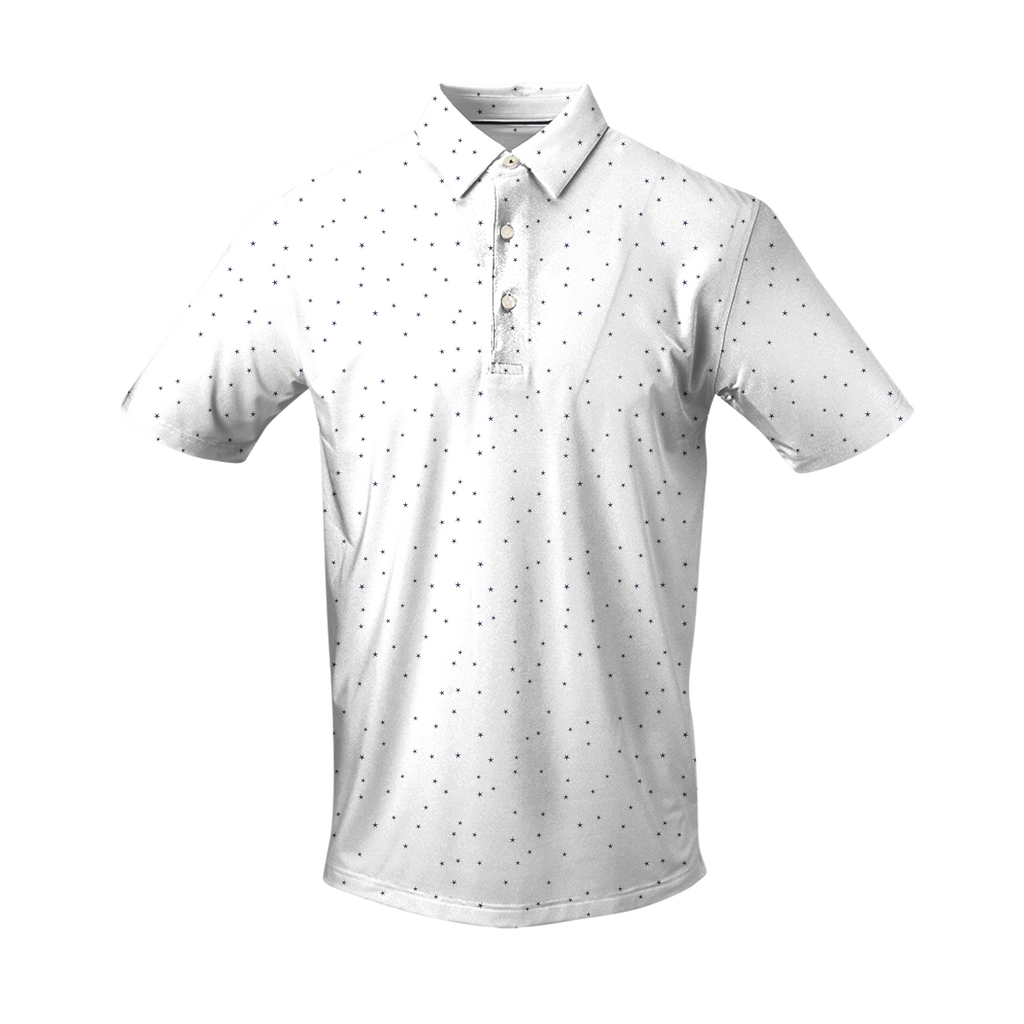 THE STARYNIGHT SHORT SLEEVE POLO - White 26806