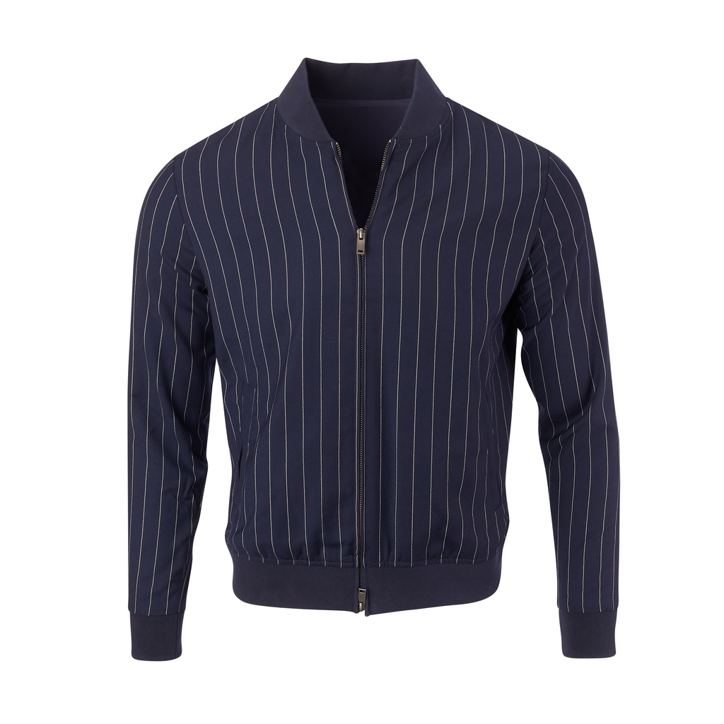 THE EASTWOOD CASHMERE BLEND JACKET - Navy 85809FZ