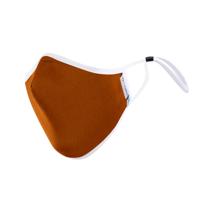 DistanZ Polygiene Health Mask with ﬁlter pocket-Burnt Orange-3.0 Style MASK20POLYT