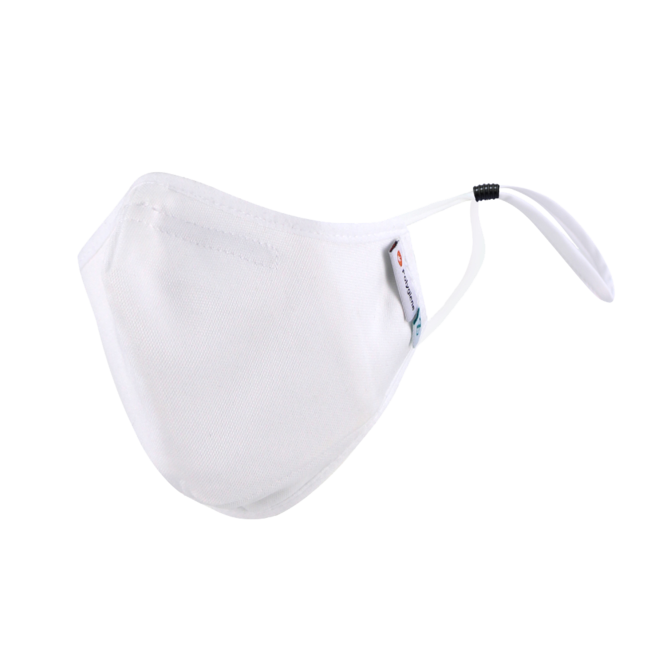 DistanZ Polygiene Health Mask with ﬁlter pocket-White-3.0 Style MASK20POLYT