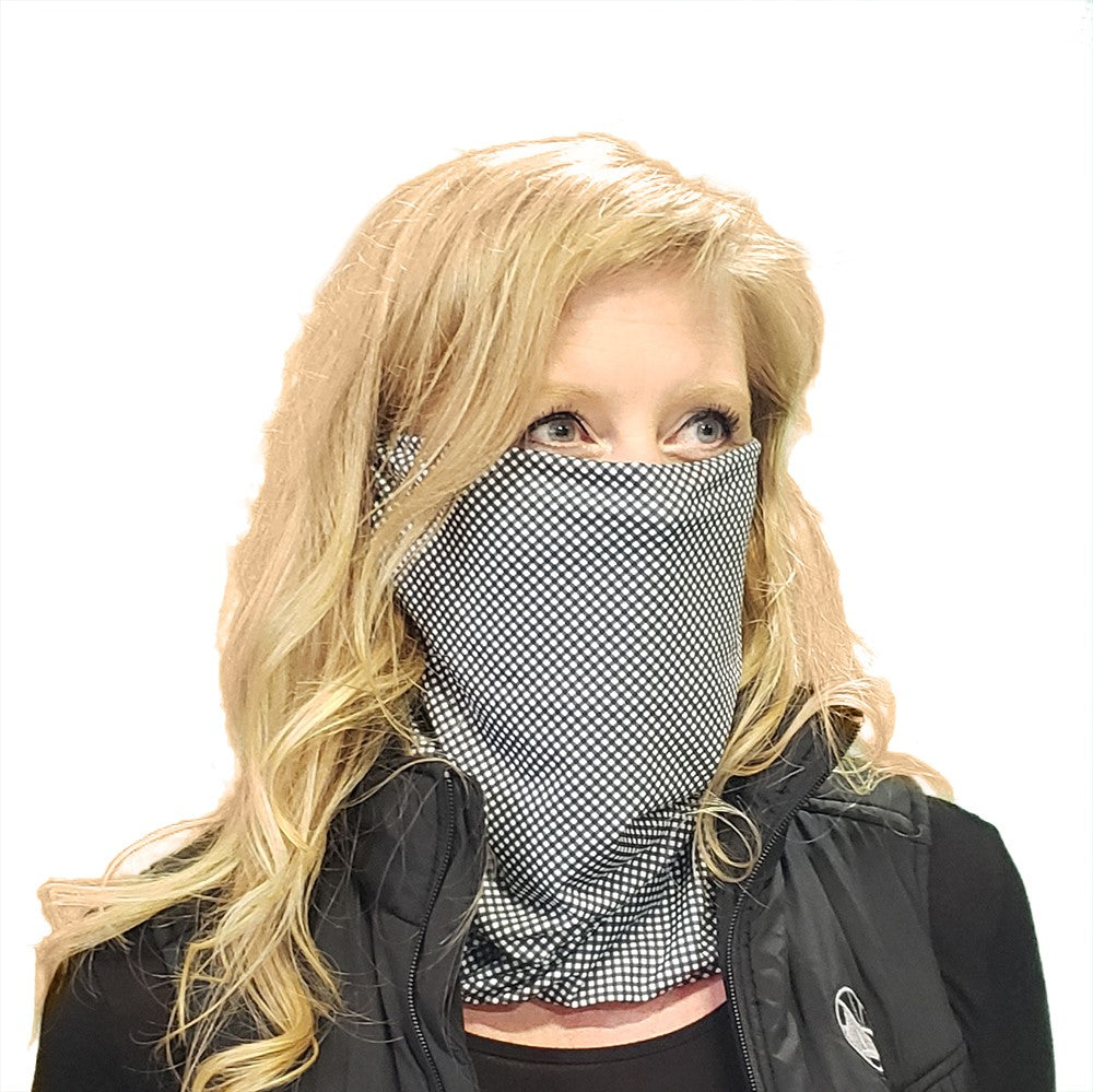DistanZ EcoTec Gaiter - Black Gingham MASK2020C