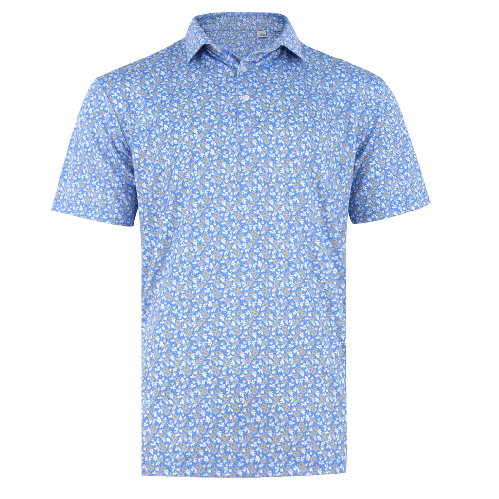 THE AUSTIN ECOTEC MULTI-FLORAL PRINT POLO	 - Maui IS16801