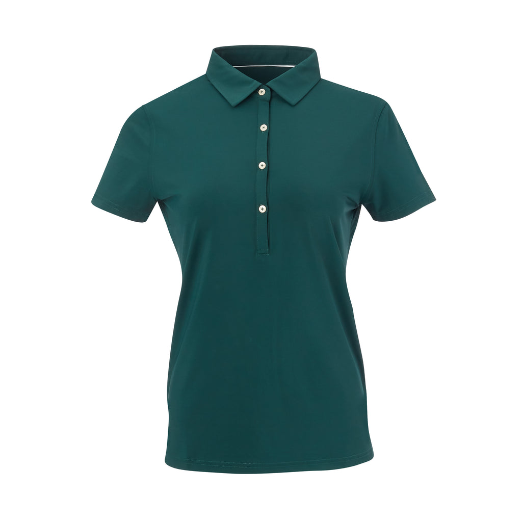 THE WOMEN'S CLASSIC  SHORT SLEEVE POLO - Pine IS26000W