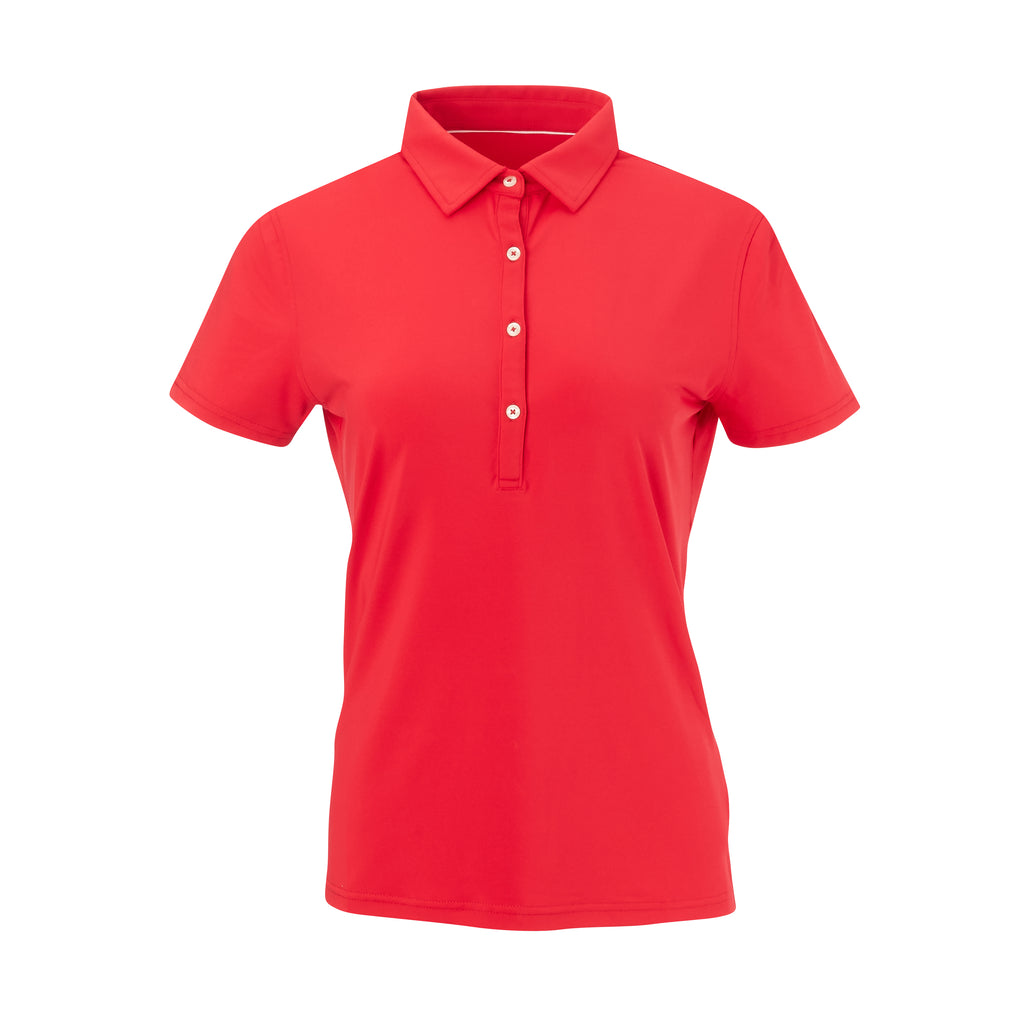 THE WOMEN'S CLASSIC  SHORT SLEEVE POLO - Patriot Red IS26000W