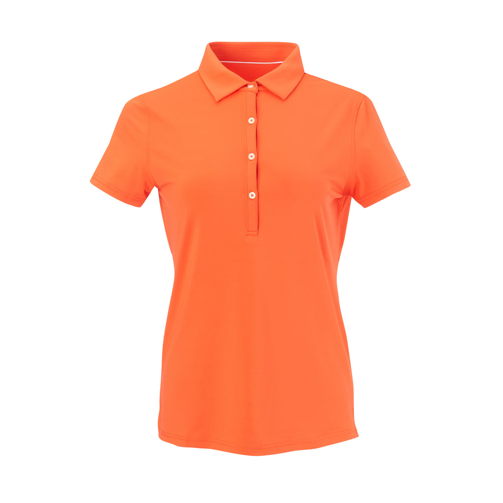 THE WOMEN'S CLASSIC  SHORT SLEEVE POLO - Vibrant Orange IS26000W