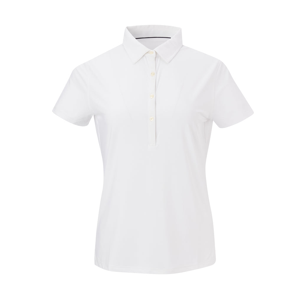 THE WOMEN'S CLASSIC  SHORT SLEEVE POLO - White IS26000W