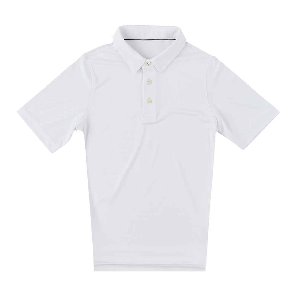 THE CLASSIC YOUTH SHORT SLEEVE POLO - White IS26000Y