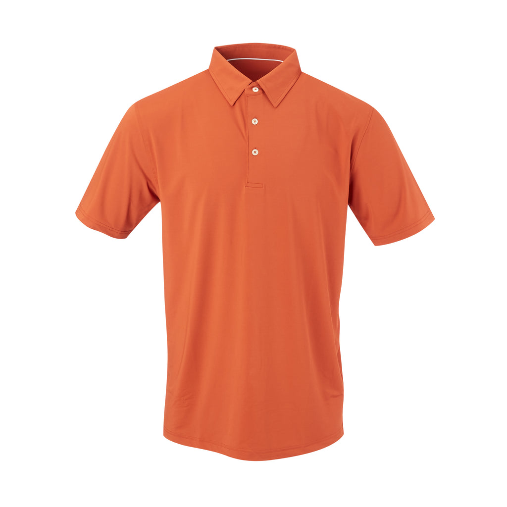 THE CLASSIC SHORT SLEEVE POLO - Burnt Orange IS26000