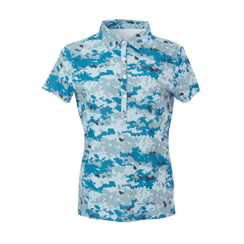 THE WOMEN'S PULIDO DIGITAL CAMO POLO - Sea & Air IS46002W