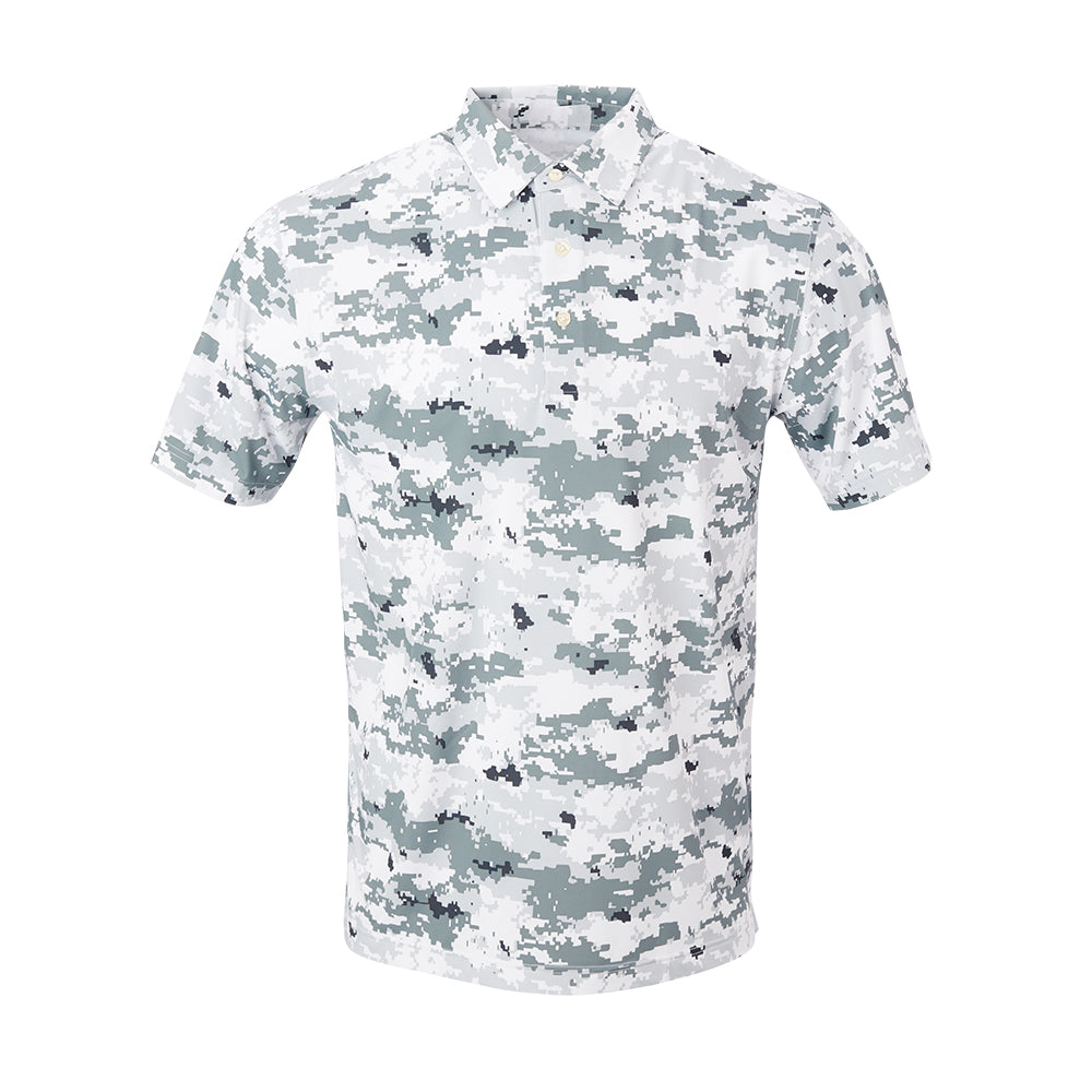 新品　BRIEFING MENS CAMO PRINT POLO ホワイト 新品 BRIEFING MENS CAMO PRINT POLO ホワイト 新品BRIEFING MENS CAMO