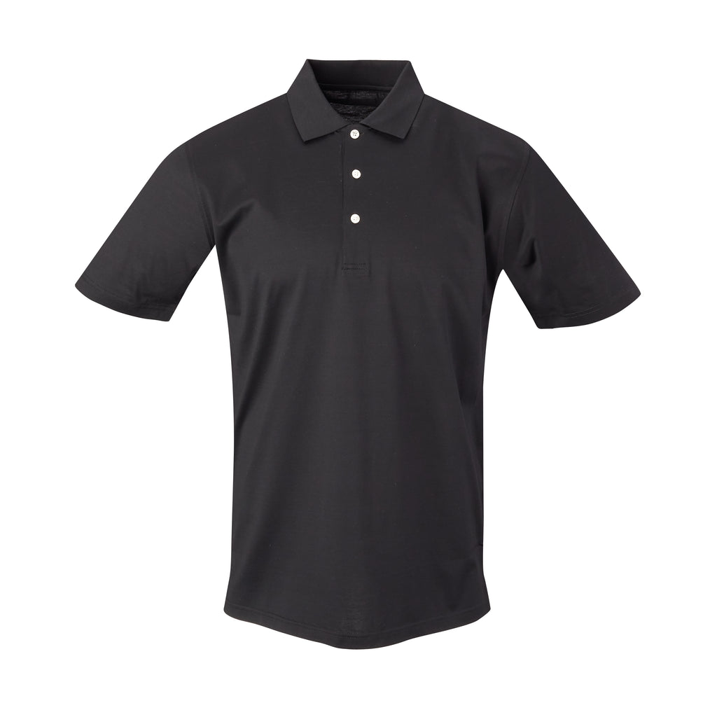 THE PRES MERCERIZED POLO - Black IS62200