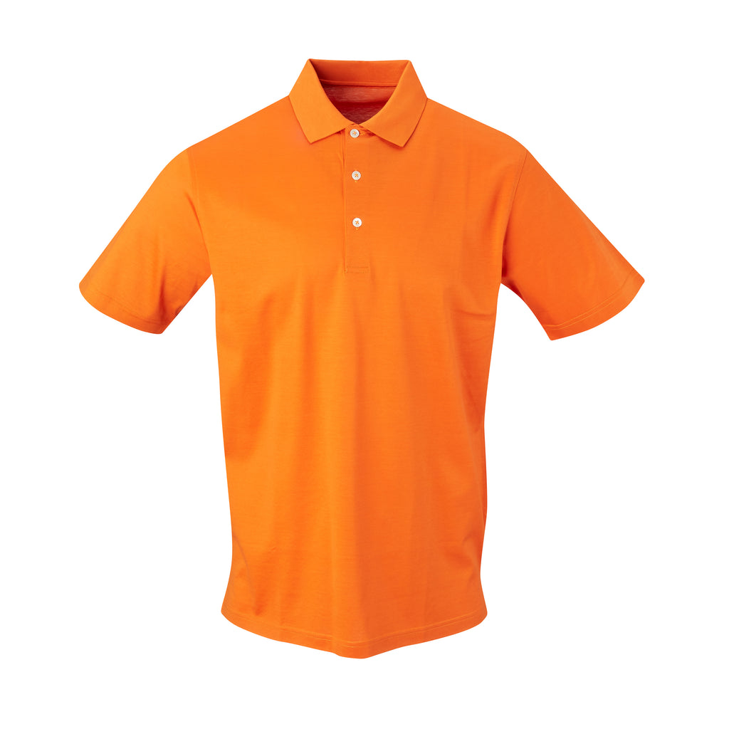 THE PRES MERCERIZED POLO - Burnt Orange IS62200