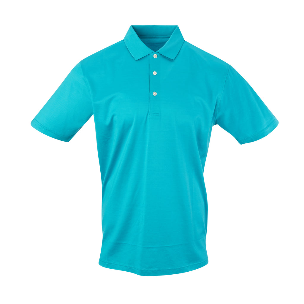 THE PRES MERCERIZED POLO - Teal IS62200