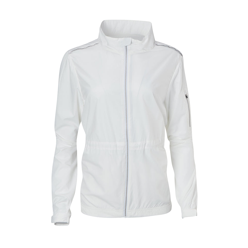 THE WOMEN'S AVIATOR FULL ZIP TEC WINDWEAR - White IS64905FZW