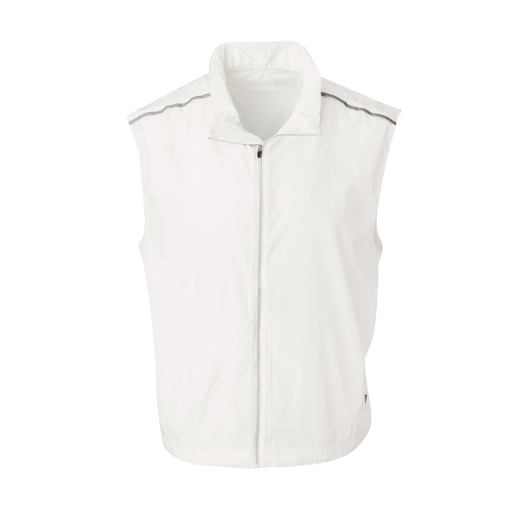 THE AVIATOR FULL ZIP TEC WINDWEAR VEST - White IS64905VES