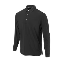 THE CLASSIC LONG SLEEVE POLO - Black IS66001 – FullturnDirect