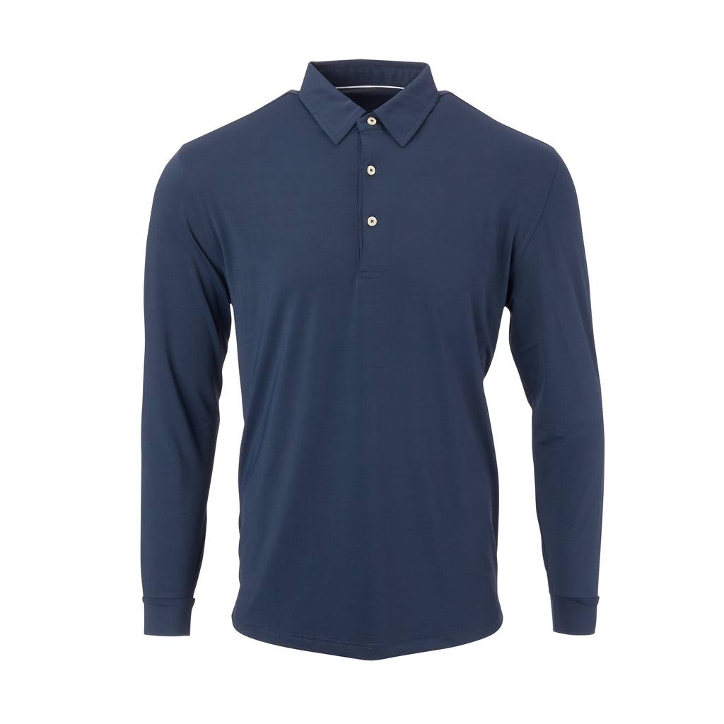 THE CLASSIC LONG SLEEVE POLO - Navy IS66001
