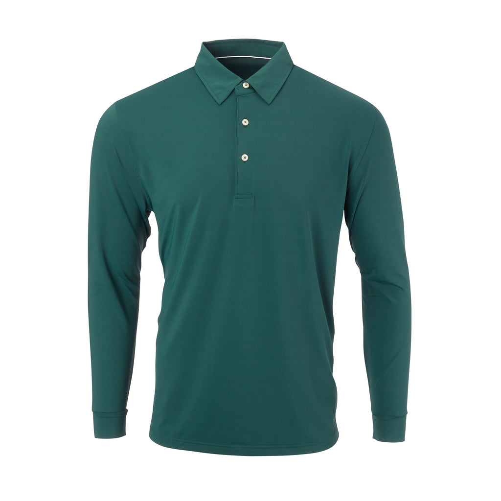 THE CLASSIC LONG SLEEVE POLO - Pine IS66001