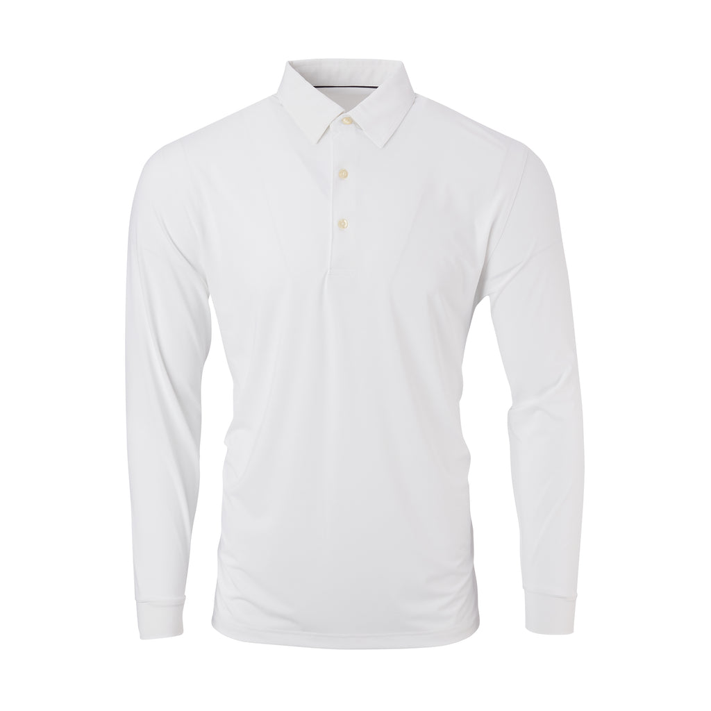 THE CLASSIC LONG SLEEVE POLO - White IS66001