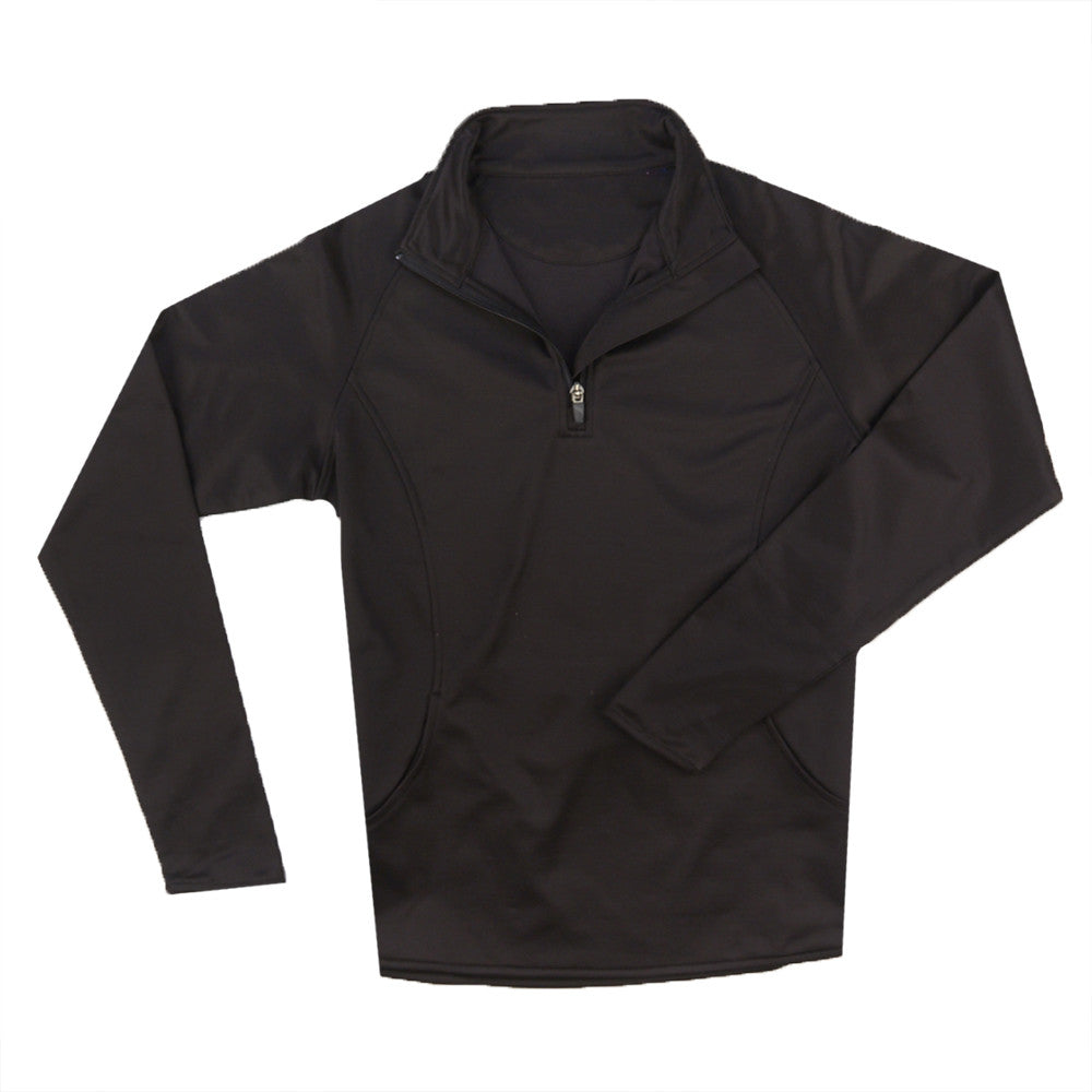 THE WOMEN'S LUXTEC HALF ZIP PULLOVER - Black IS66304HZW
