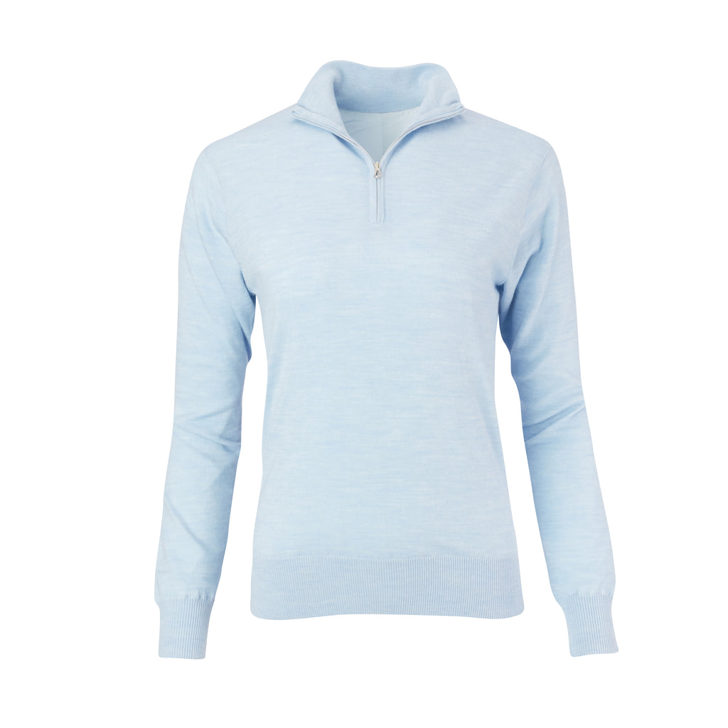 THE WOMEN'S CHITOWN MERINO HALF ZIP PULLOVER - IS75708HLSW
