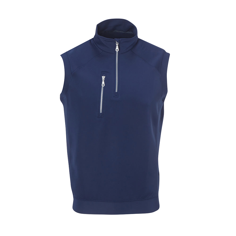 THE CUMULUS  AQUATEC HALF ZIP VEST  - Navy IS76304V