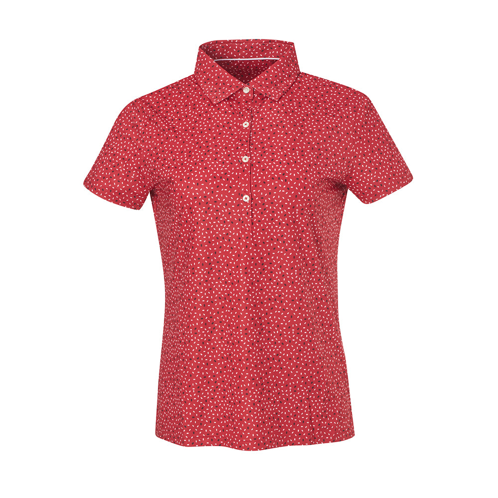THE WOMEN'S PARTY POLO - Crimson IS86804W