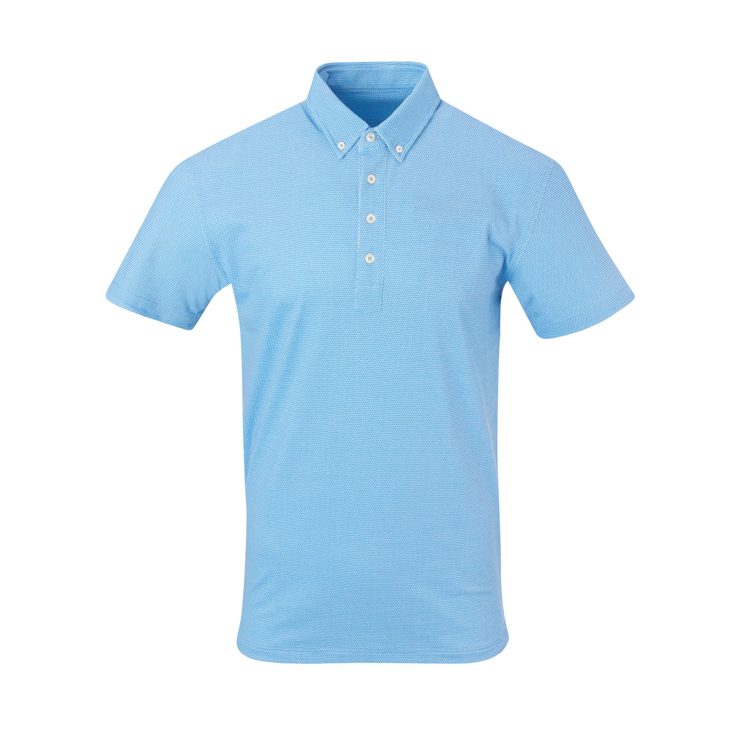 THE STEWART LUXTEC HONEYCOMB POLO - Nautical/White IS92450