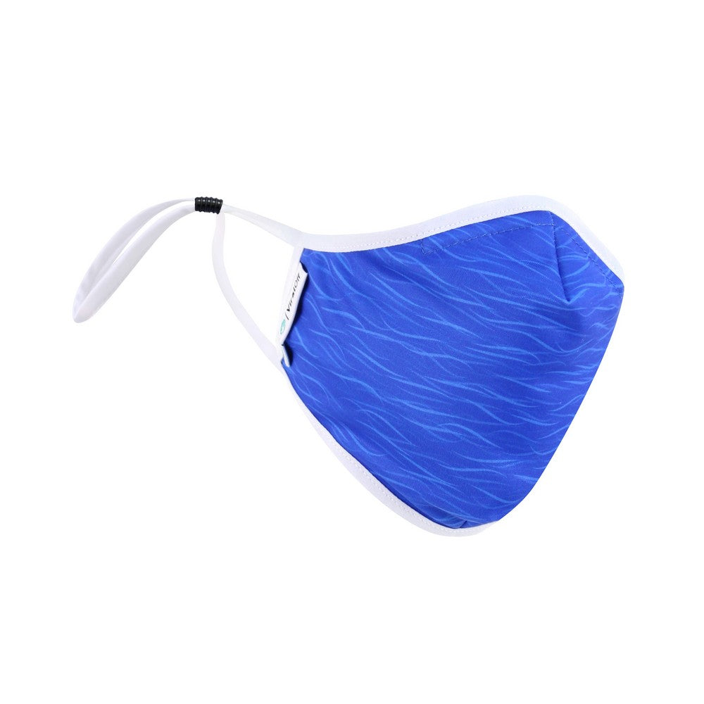 DistanZ ChillZ Repreve Tide Blue Face Mask  MASKICHILLZ